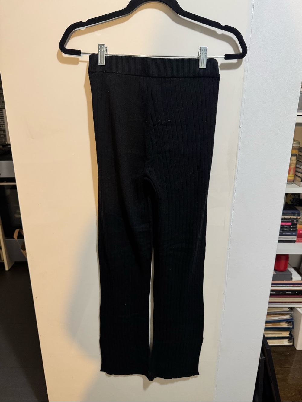 Black Ribbed Knit Set - Picture 2 of 4